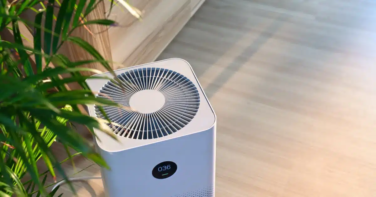 air purifier in home